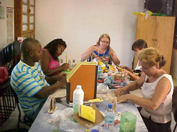 Oficina de Mosaico e Decoupage - 17 de janeiro de 2008