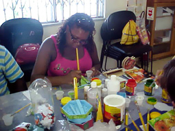 Oficina de Mosaico e Decoupage - 17 de janeiro de 2008