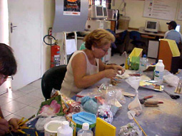 Oficina de Mosaico e Decoupage - 17 de janeiro de 2008