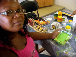 Oficina de Mosaico e Decoupage - 17 de janeiro de 2008