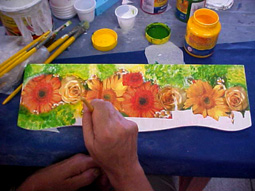 Oficina de Mosaico e Decoupage - 17 de janeiro de 2008